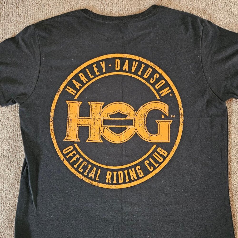 Harley-Davidson HOG Woman's Large Official Riding Club T-Shirt SZ L NWOT